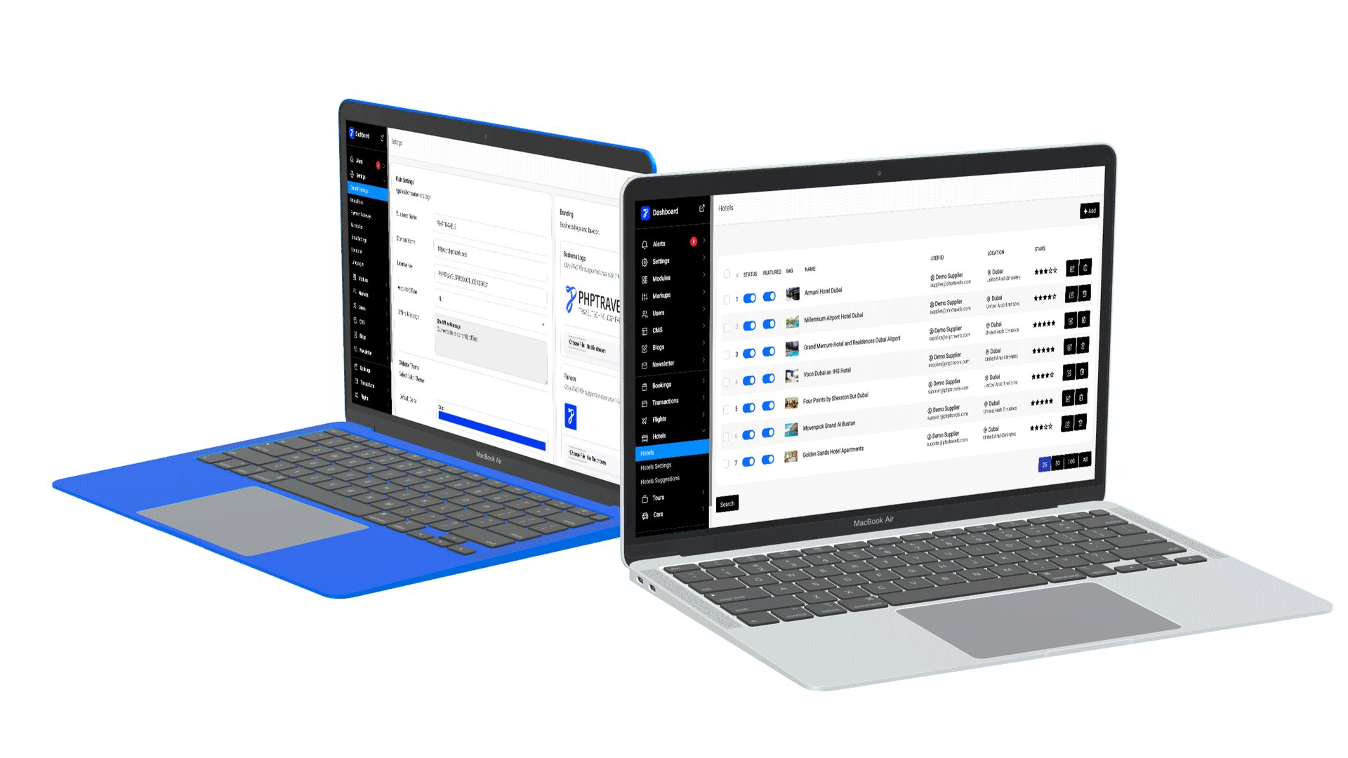 admin panel complete control