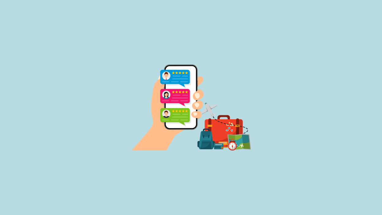 Booking with travel product reviews