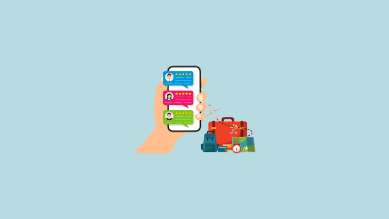 Booking with travel product reviews